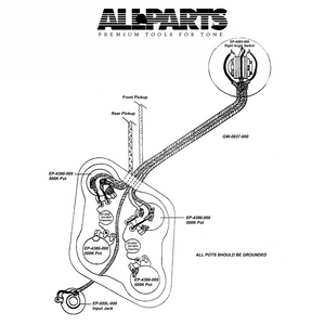 AllpartsWiring Kit for Gibson SG Guitars