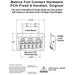 FIXED BRIDGE, 6 String schematic