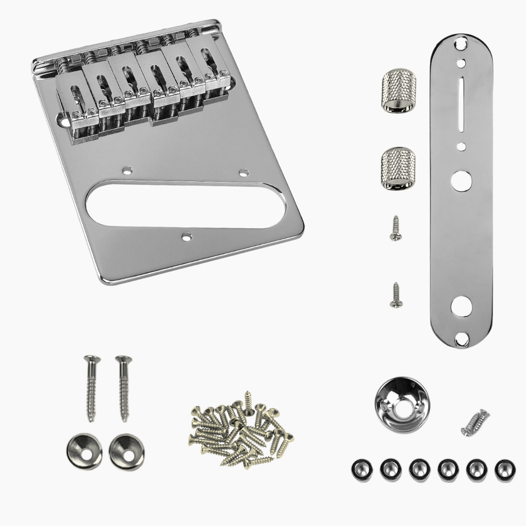 Telecaster® Body Hardware Kit - Chrome Finish