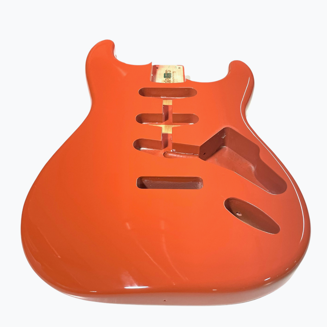 SBF-FR Fiesta Red Finished Replacement Body for Stratocaster®