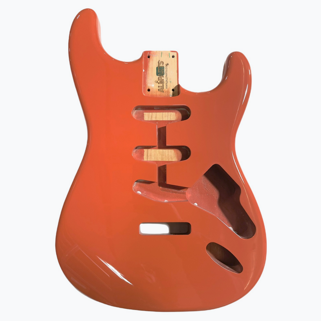 Stratocaster body fiesta red deals