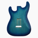 back  view of stratocaster ocean blue guitar 