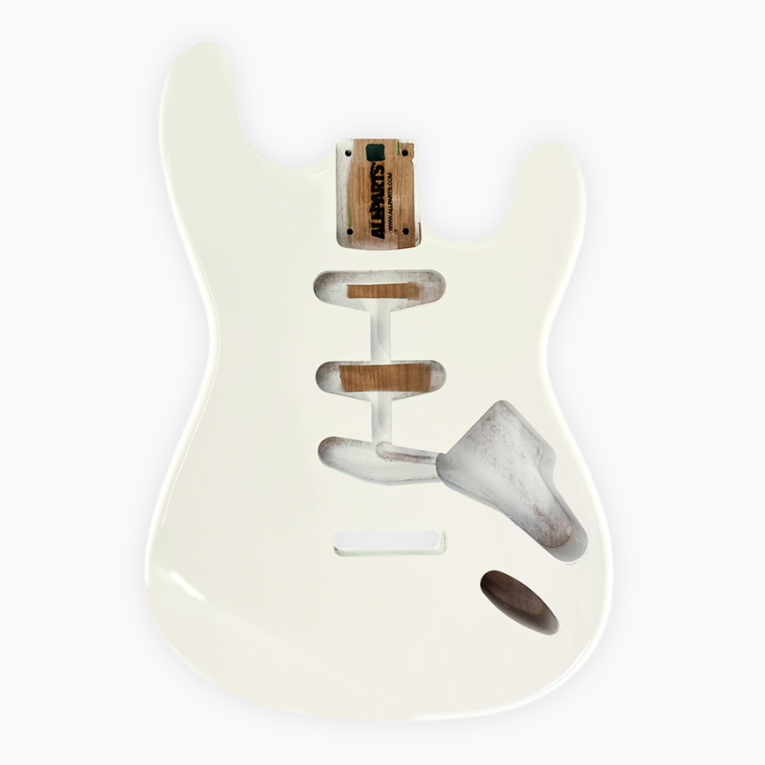 SBF-OW Olympic White Finished Replacement Body for Stratocaster®