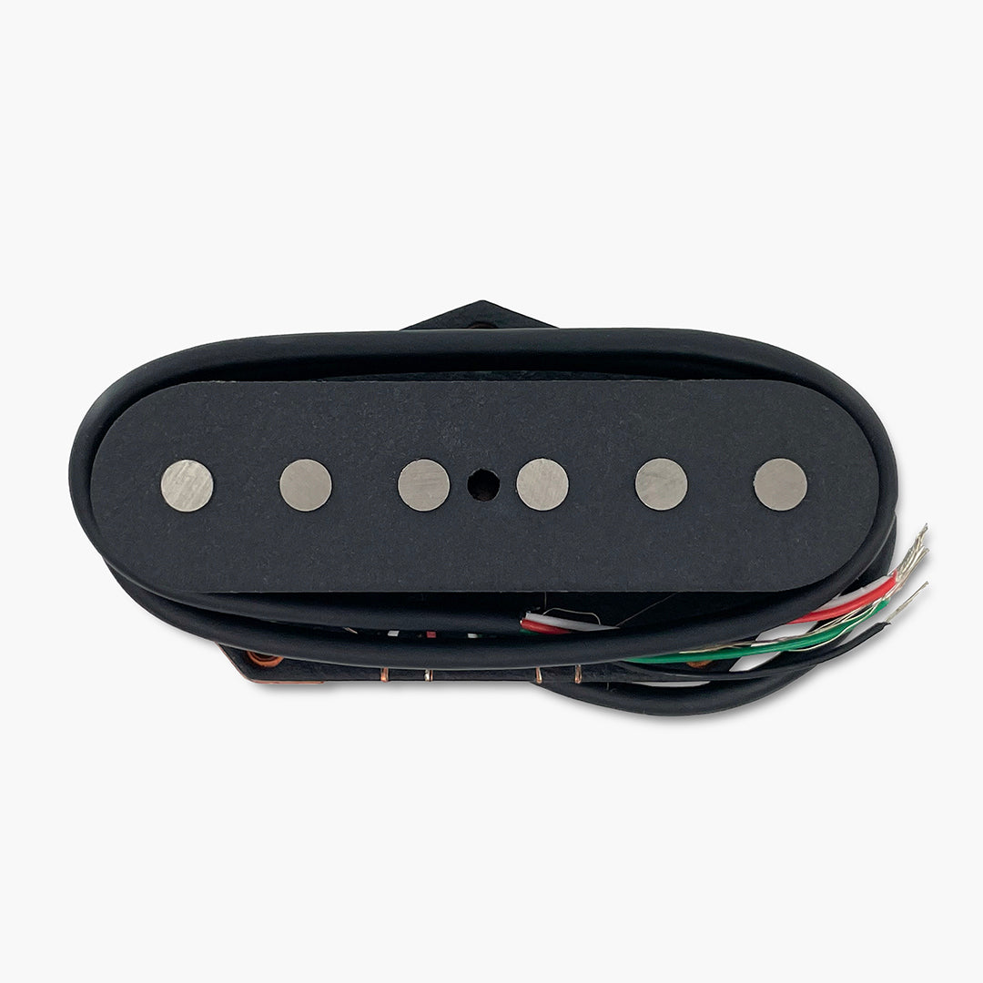 single-space stacked humbucking bridge pickup top view