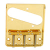 TB-0020 VINTAGE-STYLE 3 SADDLE STEEL BRIDGE FOR TELECASTER® - Gold