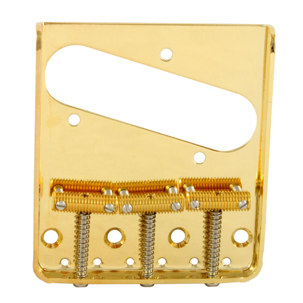 BP-2335-008 - Advanced Plating Compensated Telecaster Brass Saddles (s —  Allparts Music