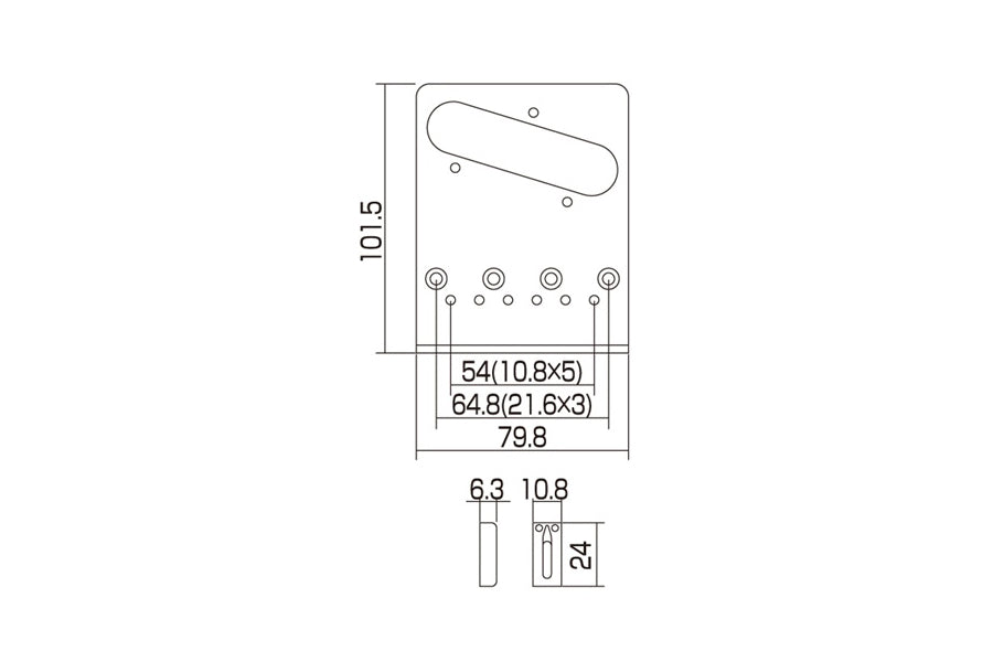 TB-0030 Gotoh GTC202 Bridge for Telecaster®