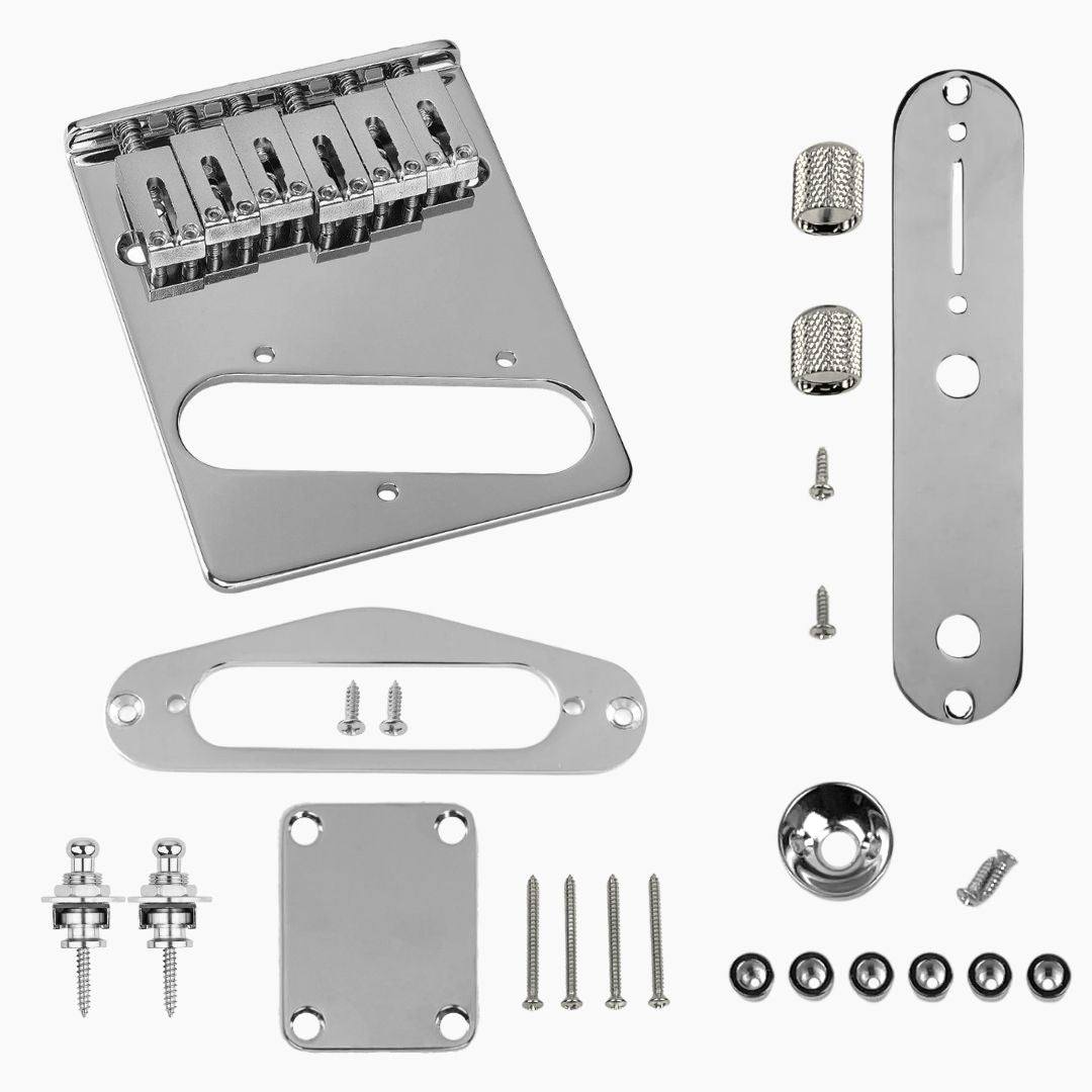 Allparts Telemaster Body with Hardware - Chrome - BUNDLE & SAVE