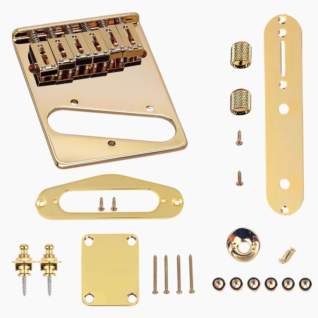 Allparts Telemaster Body with Hardware - Gold - BUNDLE & SAVE