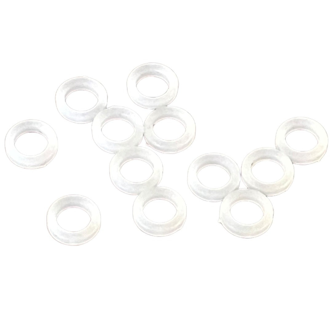 12 clear washers for guitar tuners