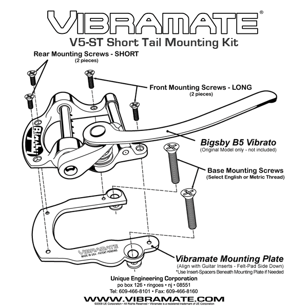 TP-3741 Vibramate® V5-ST for Bigsby® B5 and SG