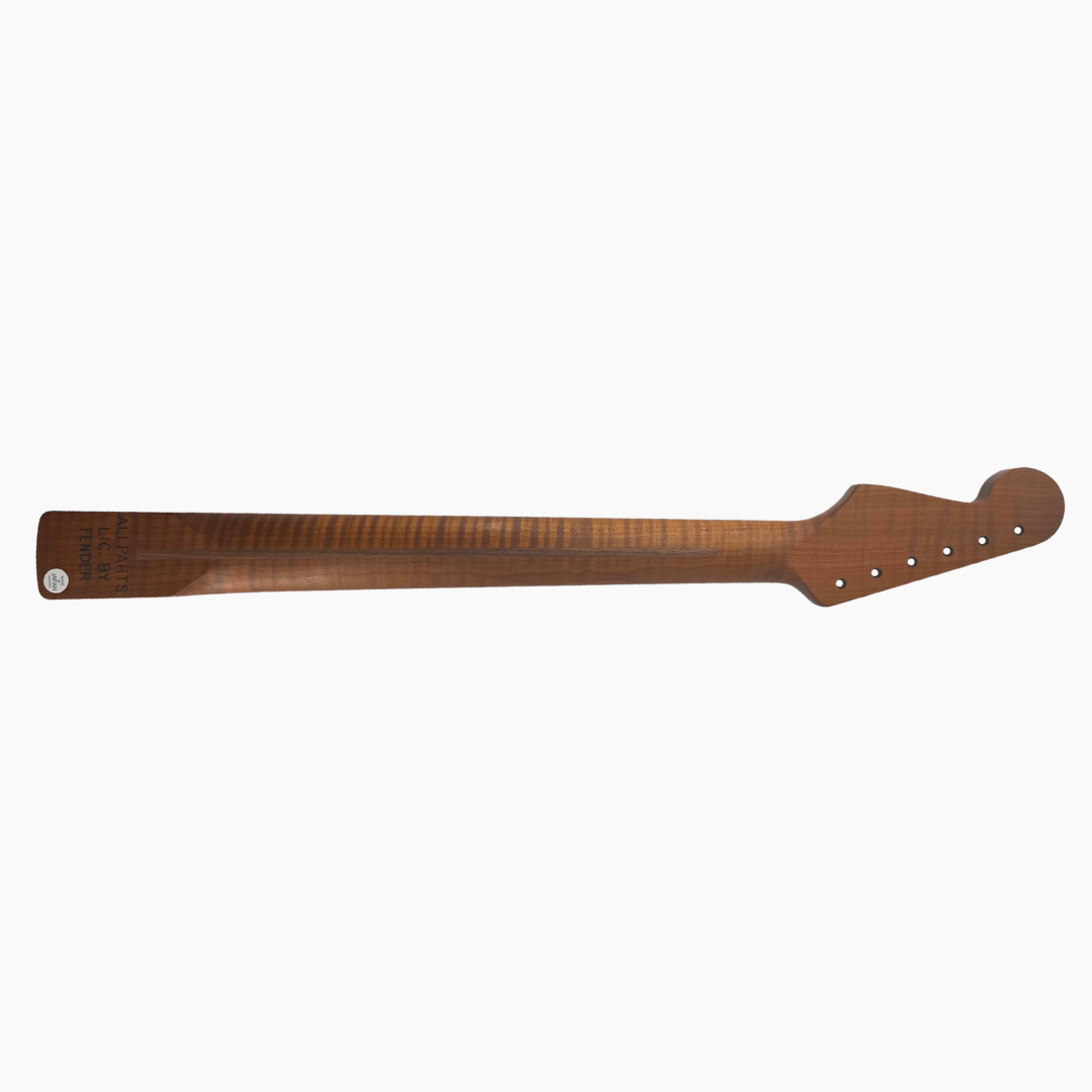 Allparts Roasted Flame Maple Neck & Gotoh Tuner Bundle - BUNDLE & SAVE